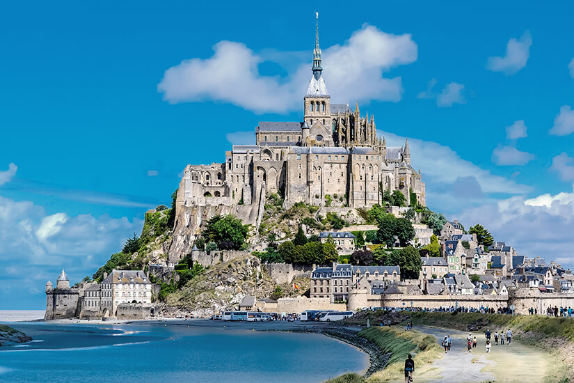 Le Mont-Saint-Michel in der Normandie, Frankreich
