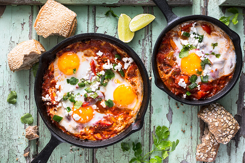 Shakshuka ist ein Ofengericht