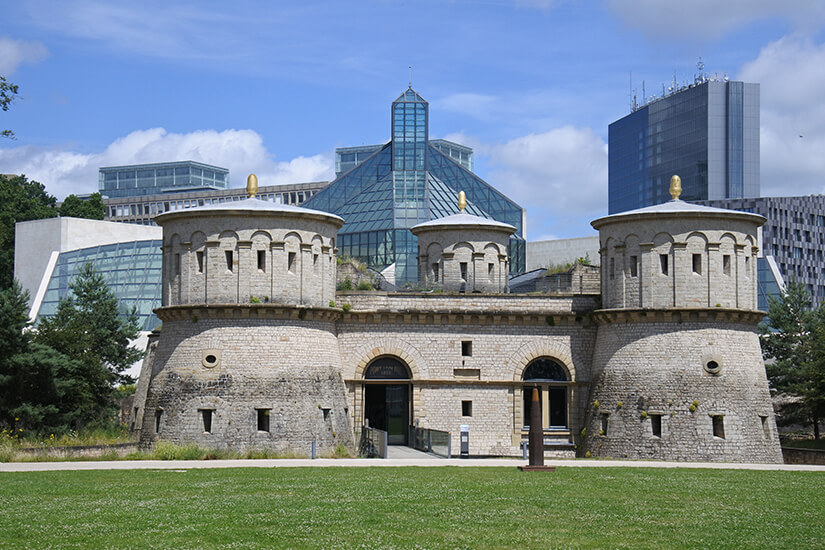 Fort Thuengen in der Altstadt von Luxemburg