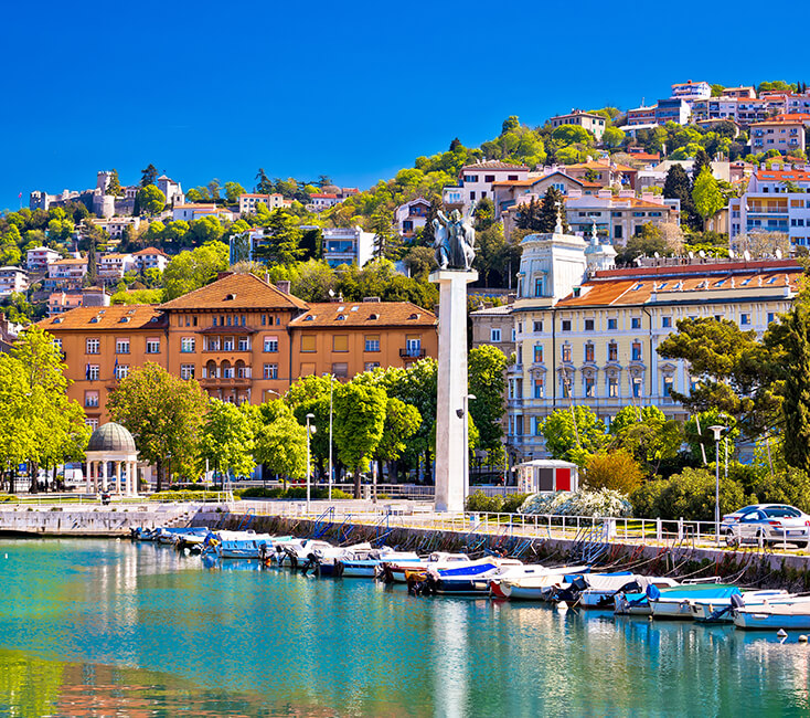 Rijeka in Kroatien entdecken Hafenstadt der Kvarner Bucht