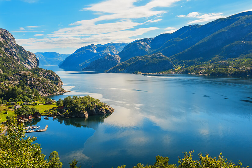 Lysefjord in Norwegen