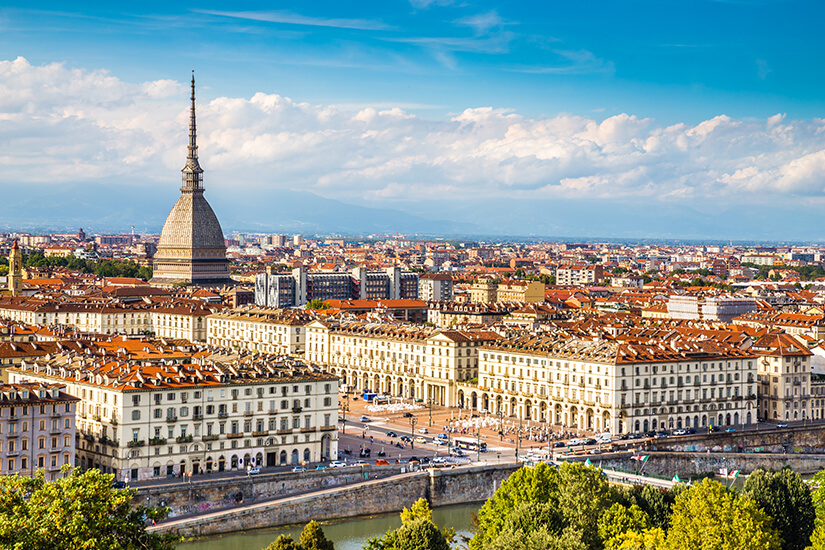 Stadtansicht von Turin