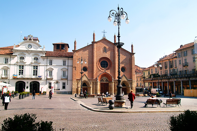 Marktplatz in Asti