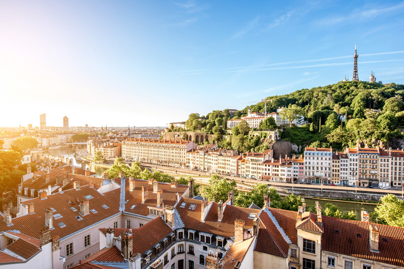 Sonnenaufgang Lyon