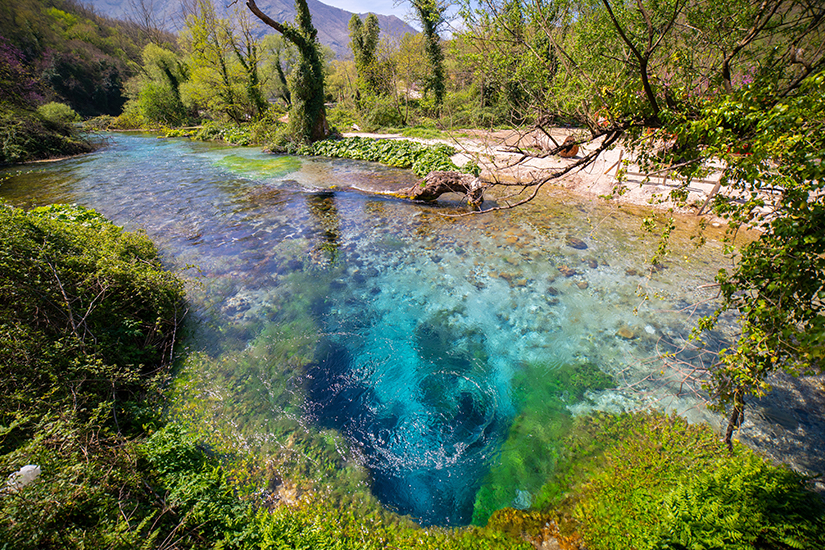 Blaues Auge in Albanien