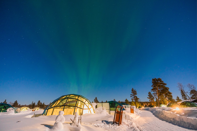 Nordlichter im finnischen Lappland