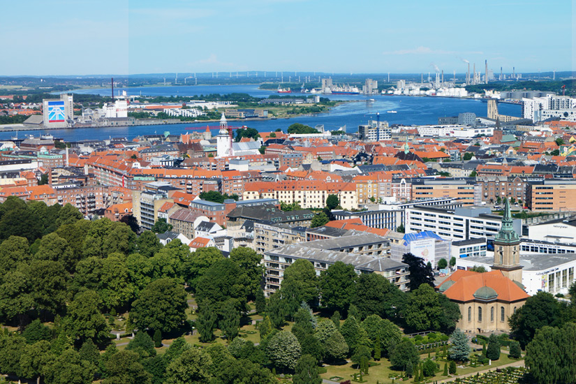 Aalborg von oben