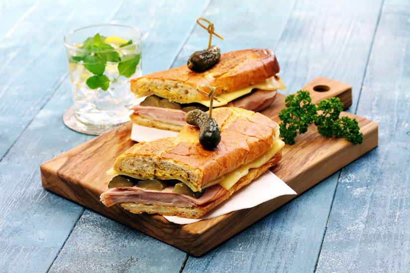 Sandwich kubanischer Arttt