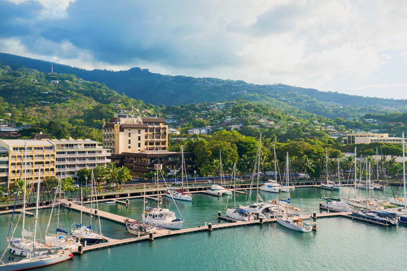 Hafen von Papeete Hafen von Papeete