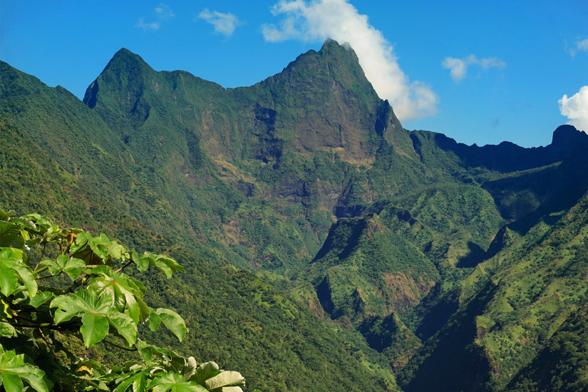 Blick auf den Orohena Blick auf den Orohena