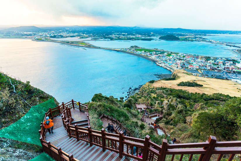 Treppen-Strand-Jeju