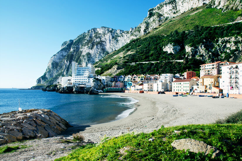 Das Dorf Catalan Bay und sein Strand