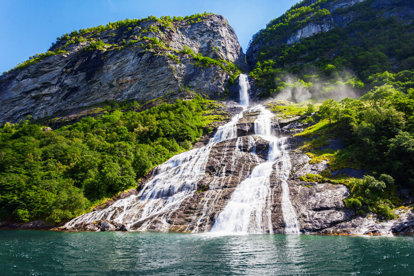 Wasserfall-Geirangerfjord