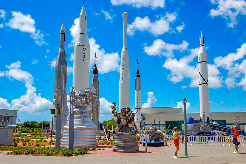 Raketen-im-Kennedy-Space-Center