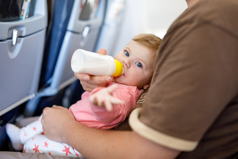 Baby-Flasche-Flugzeug