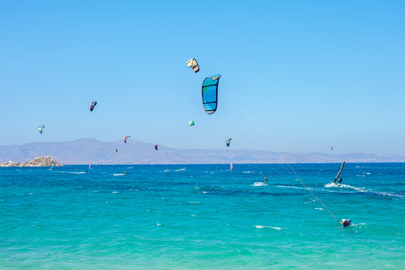 Surfen-Insel-Naxos