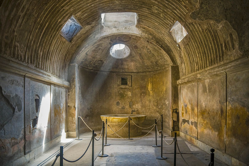 Antikes-Badehaus-Pompeji