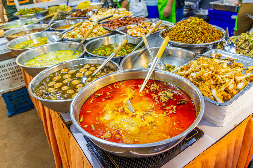 Bangkok-Stand-mit-Streetfood