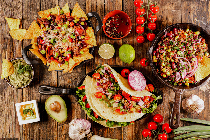 Auswahl-Essen-Mexiko