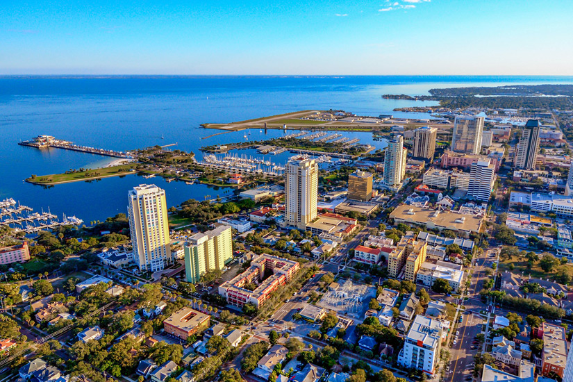 Blick-auf-St-Petersburg-in-Florida