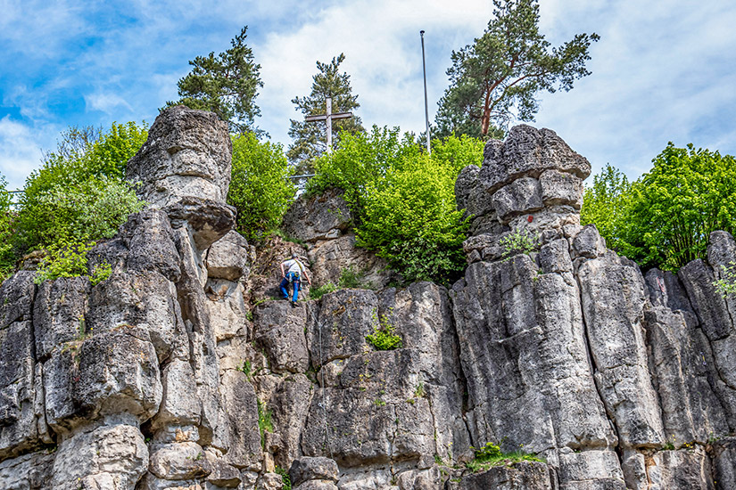 Fraenkischen-Schweiz-klettern