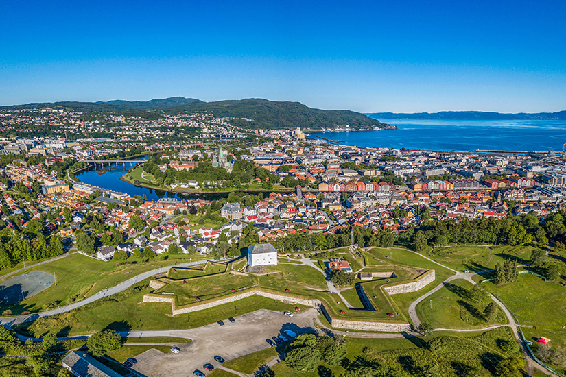 Trondheim-Blick-ueber-die-Stadt