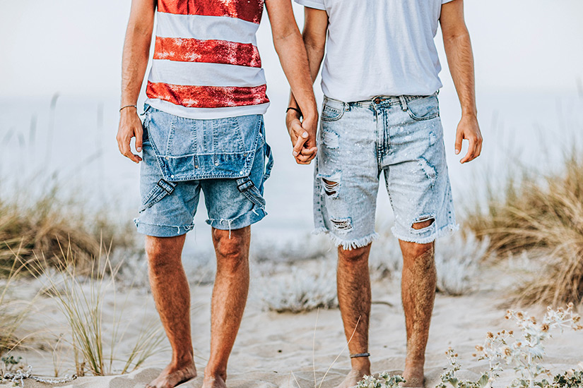 Zu-zweit-Strandurlaub