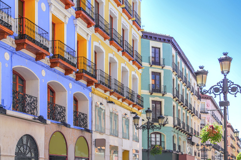 Saragossa-Spanien-Altstadt-Fassade