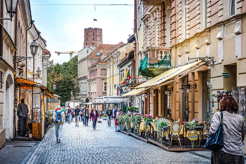 Litauen Vilnius Altstadt