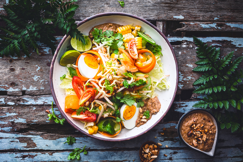 Indonesisches Essen Gado