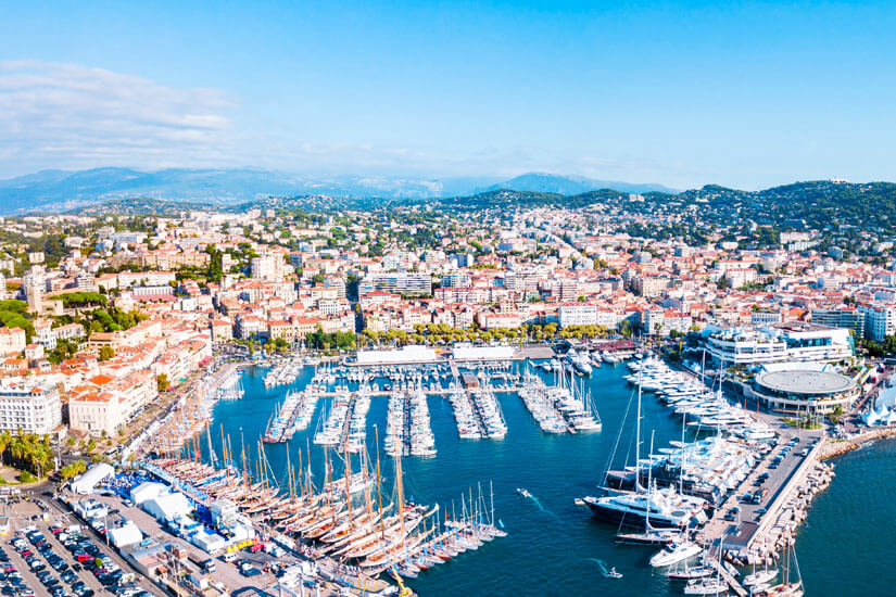 Hafen in Cannes