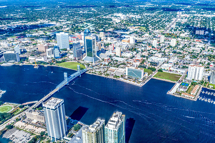 Jacksonville von oben