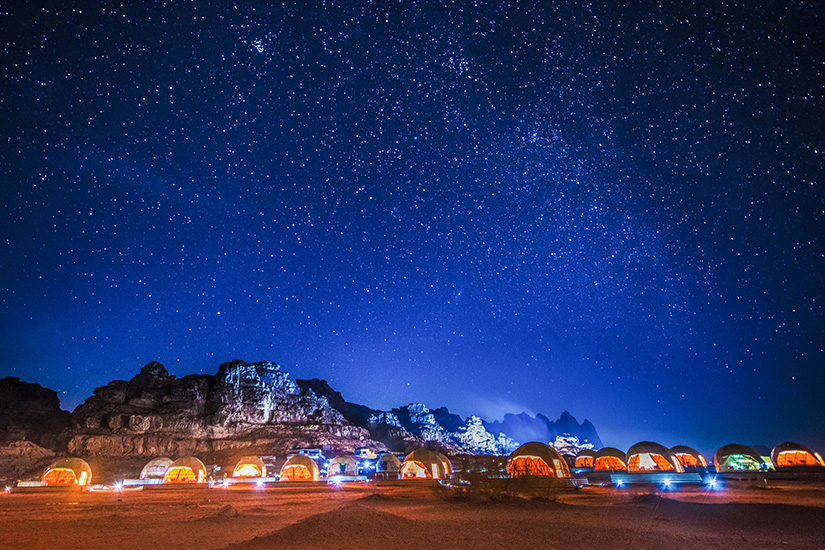 Nacht im Wadi Rum