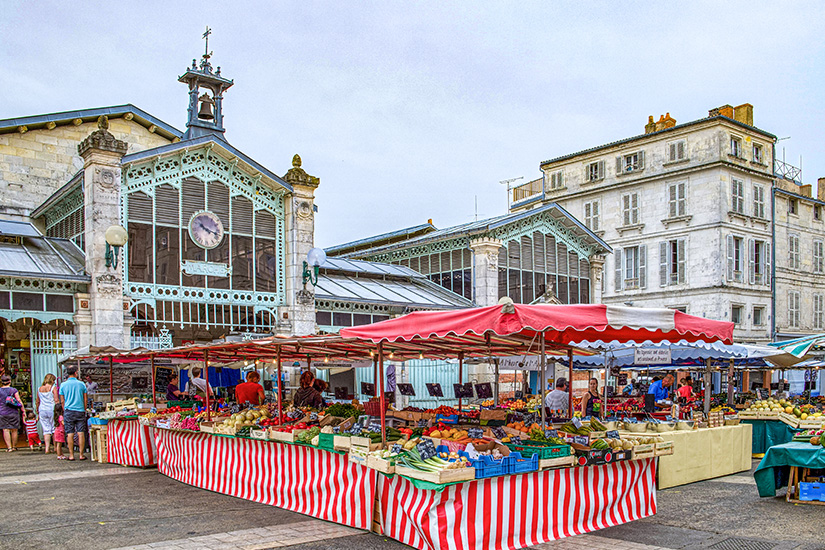 La Rochelle Wochenmarkt