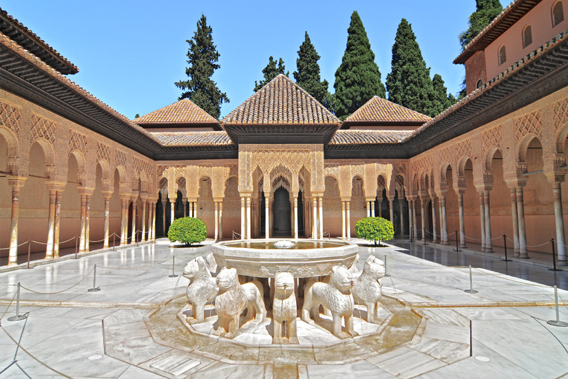 Loewenbrunnen in der Alhambra