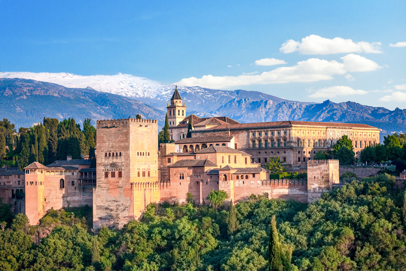 Blick auf die Alhambra