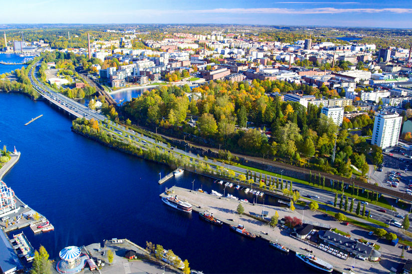 Blick auf Tampere