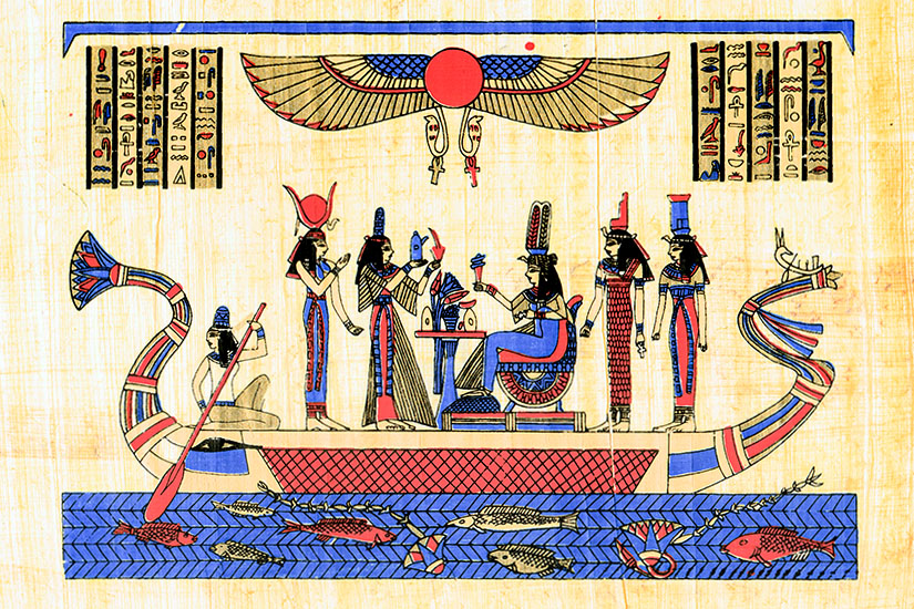 Souvenirs Aegypten Papyrus