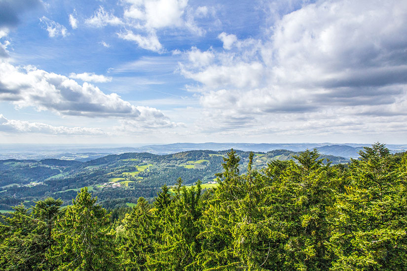 Blick ueber die Region Bayerischer Wald