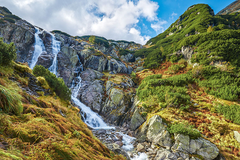 Hohe Tatra Siklawa Wasserfall