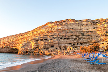 Kreta Matala Hoehlen