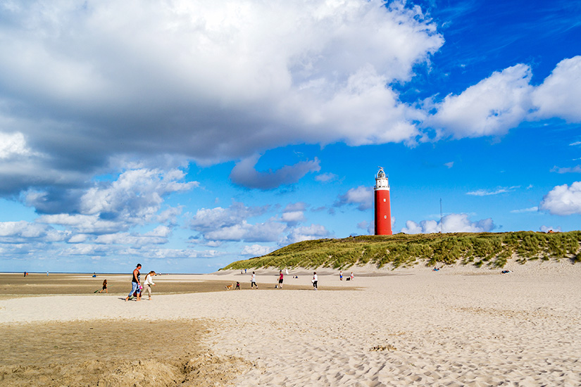 Texel Strand Leuchtturm