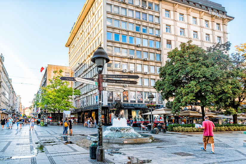 Belgrad Platz der Republik