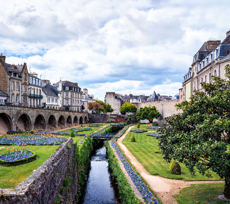Vannes wunderschöne Perle der Bretagne in Frankreich