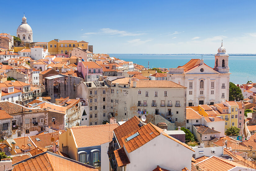 Lissabon an der Atlantikkueste