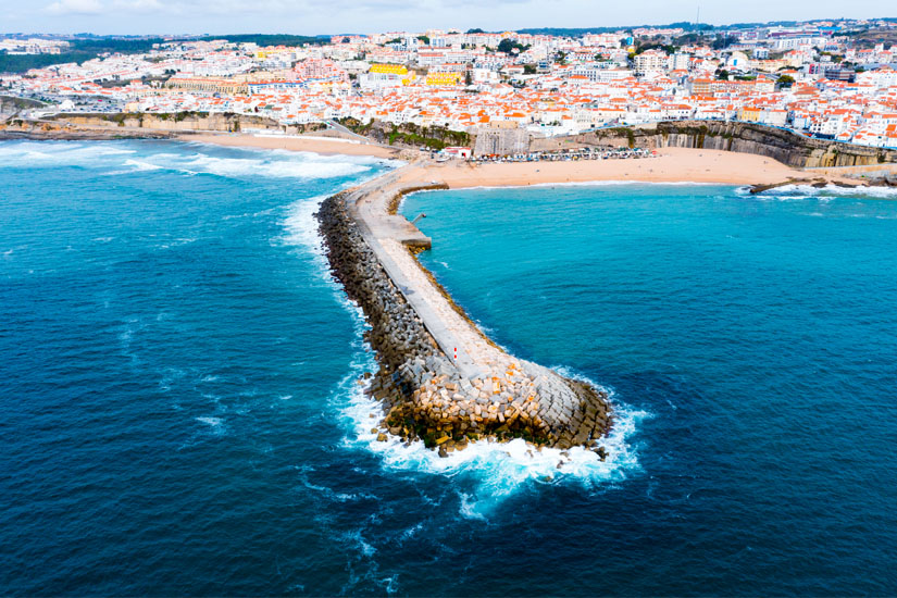 Ericeira vom Wasser aus