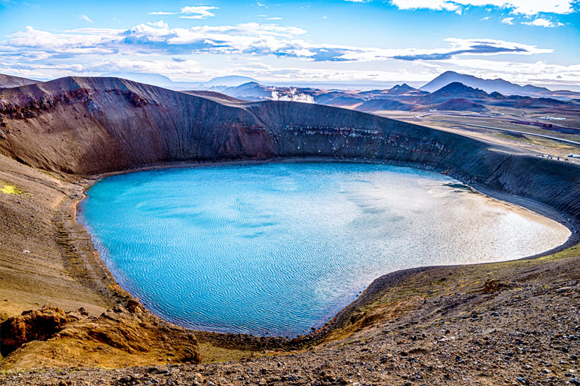 Vulkane auf Island Viti Krater