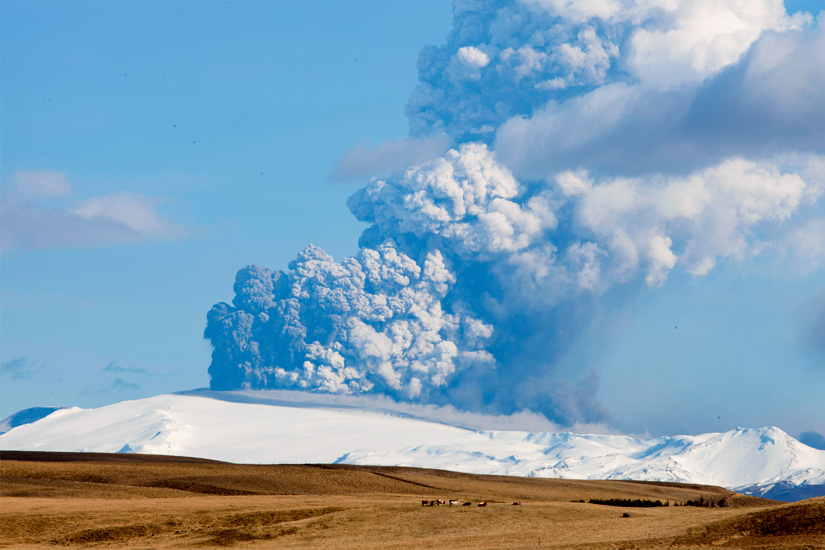 Vulkane auf Island Eyjafjallajoekull