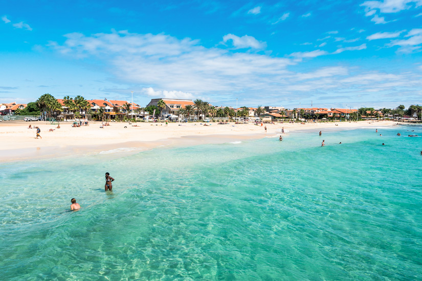 Kap Verde Strand Santa Maria