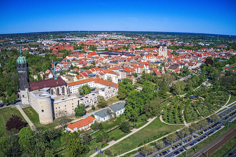 Blick ueber Wittenberg